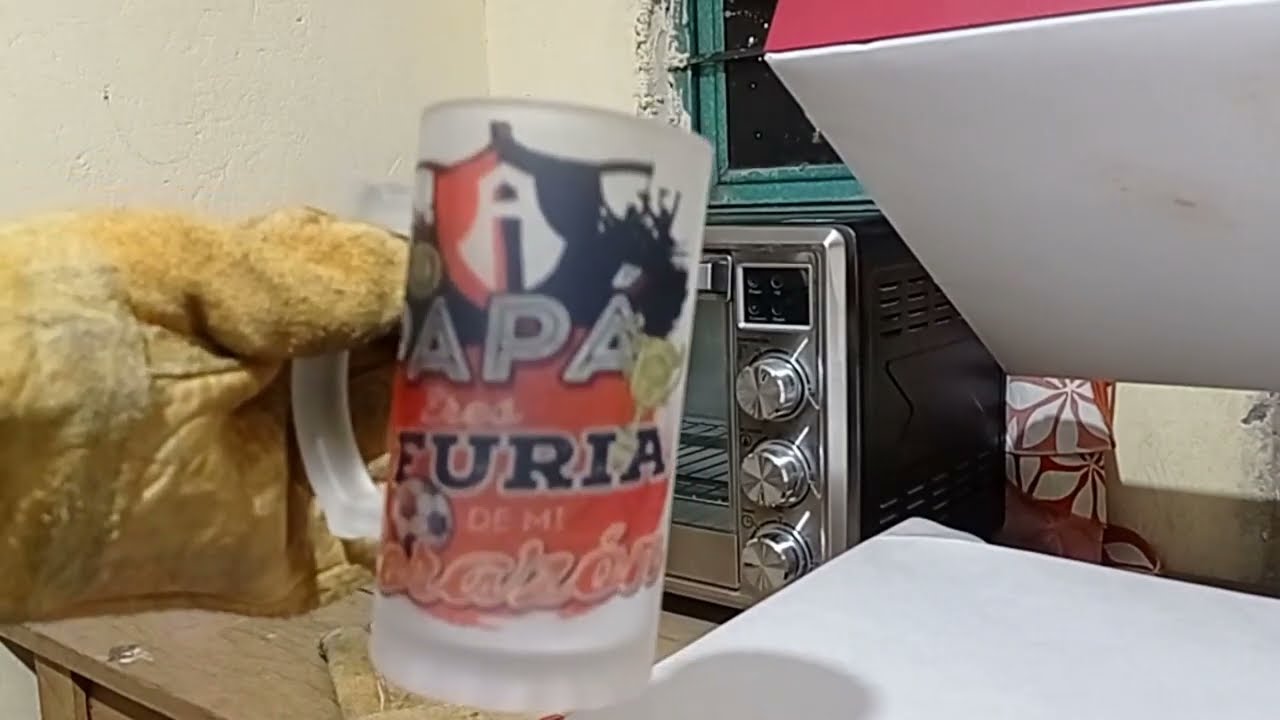 Tutorial de sublimación de tarro 16oz EN HORNO DE CONVECCIÓN