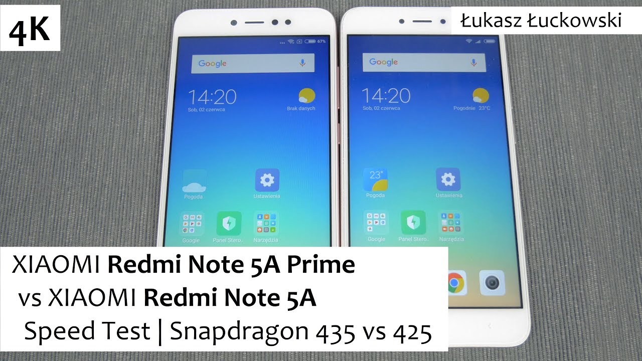 XIAOMI Redmi Note 5A Prime vs XIAOMI Redmi Note 5A ❗❗❗ | Speed Test | Snapdragon 435 vs 425
