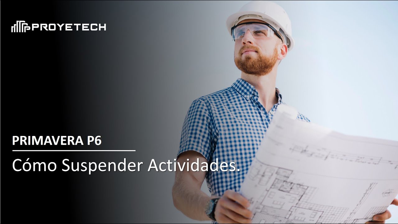 PRIMAVERA P6 - Cómo Suspender Actividades.
