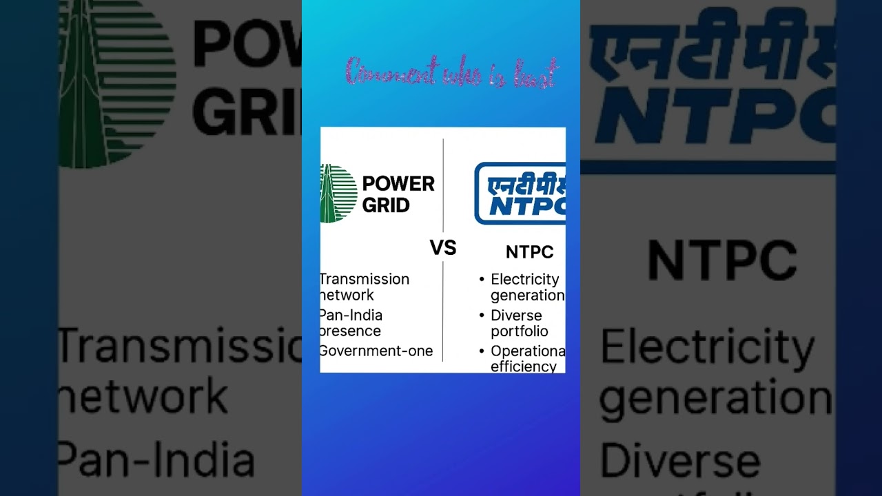 Power Grid vs NTPC: India's Power Transmission & Generation Face-off #PowerGridVsNTPC