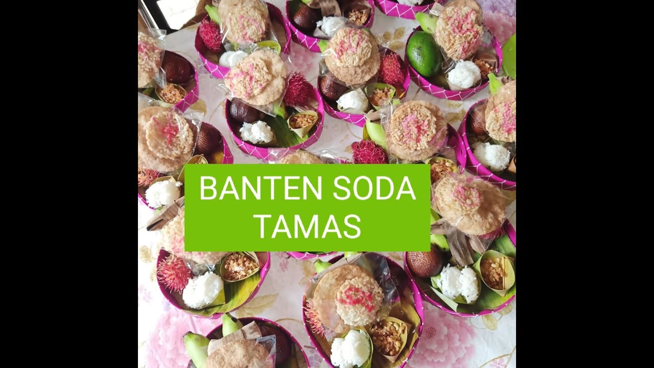 CARA METANDING BANTEN SODA TAMAS