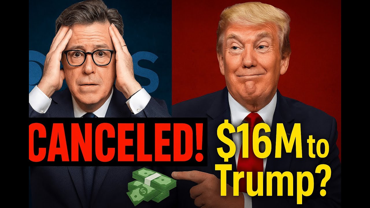 Stephen Colbert CANCELED After Trump Settlement?! | CBS Ends Late Show in 2026