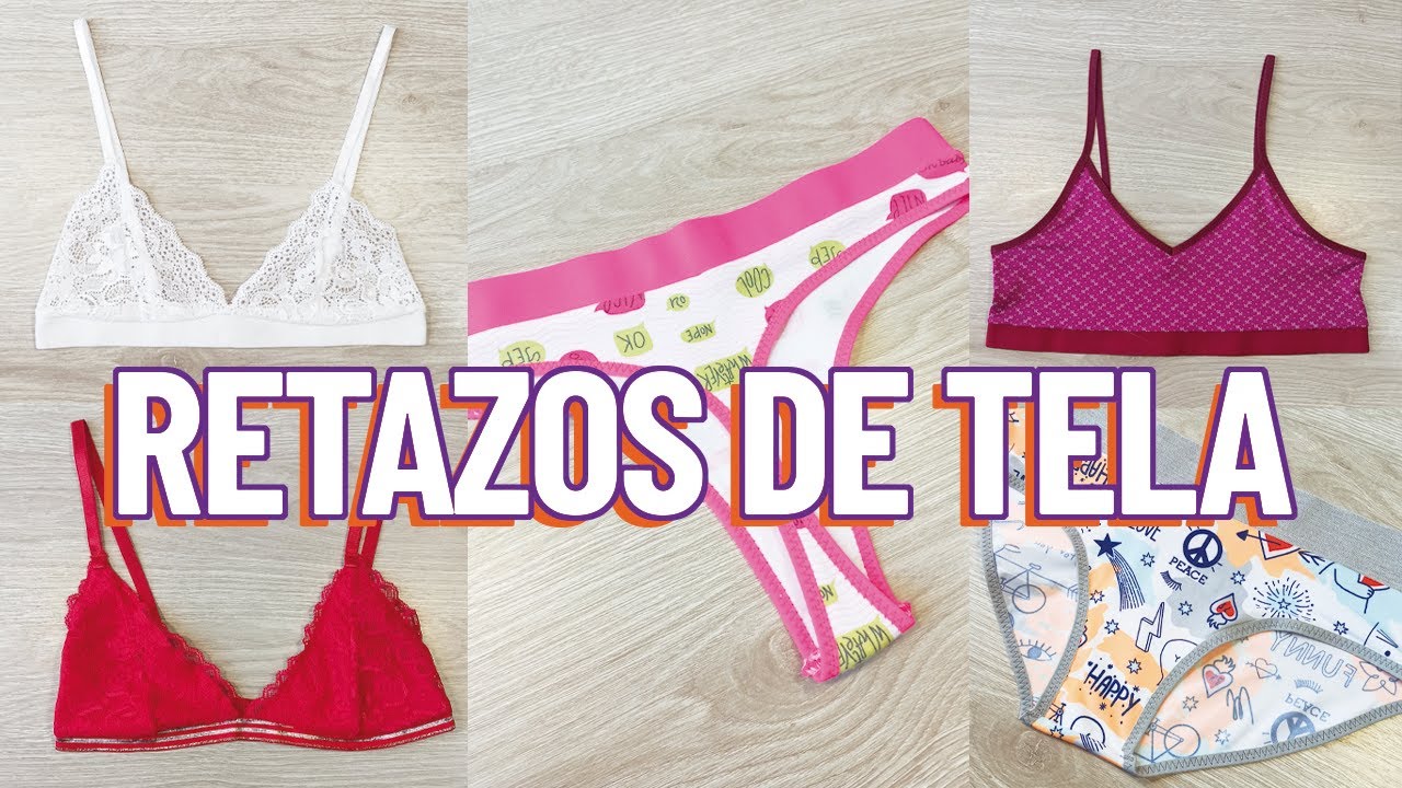 Convierte RETAZOS de Tela en ROPA INTERIOR para VENDER 💲