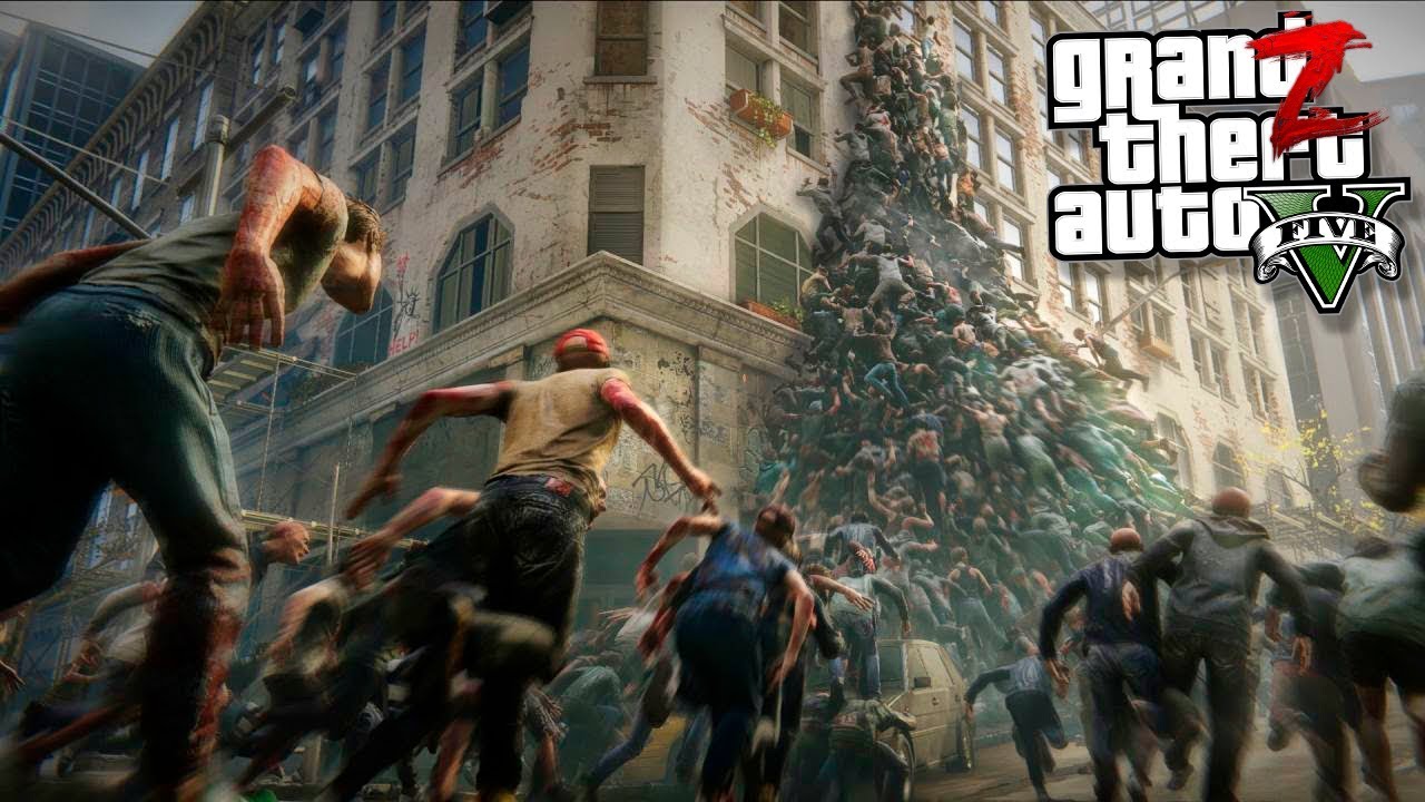 GTA 5 Зомби Апокалипсис - МЕРТВЫЙ ГОРОД И ТОЛПЫ ЗОМБИ ГТА 5 МОДЫ 19! GTA 5 МОДЫ ОБЗОР МОДОВ