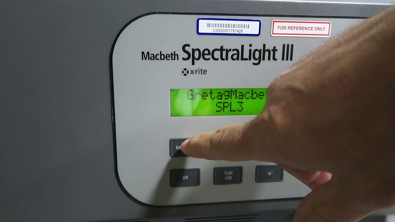 Color Viewing Light Booth GERTAG MACBETH X-Rite SpectraLight III Pristine Condition