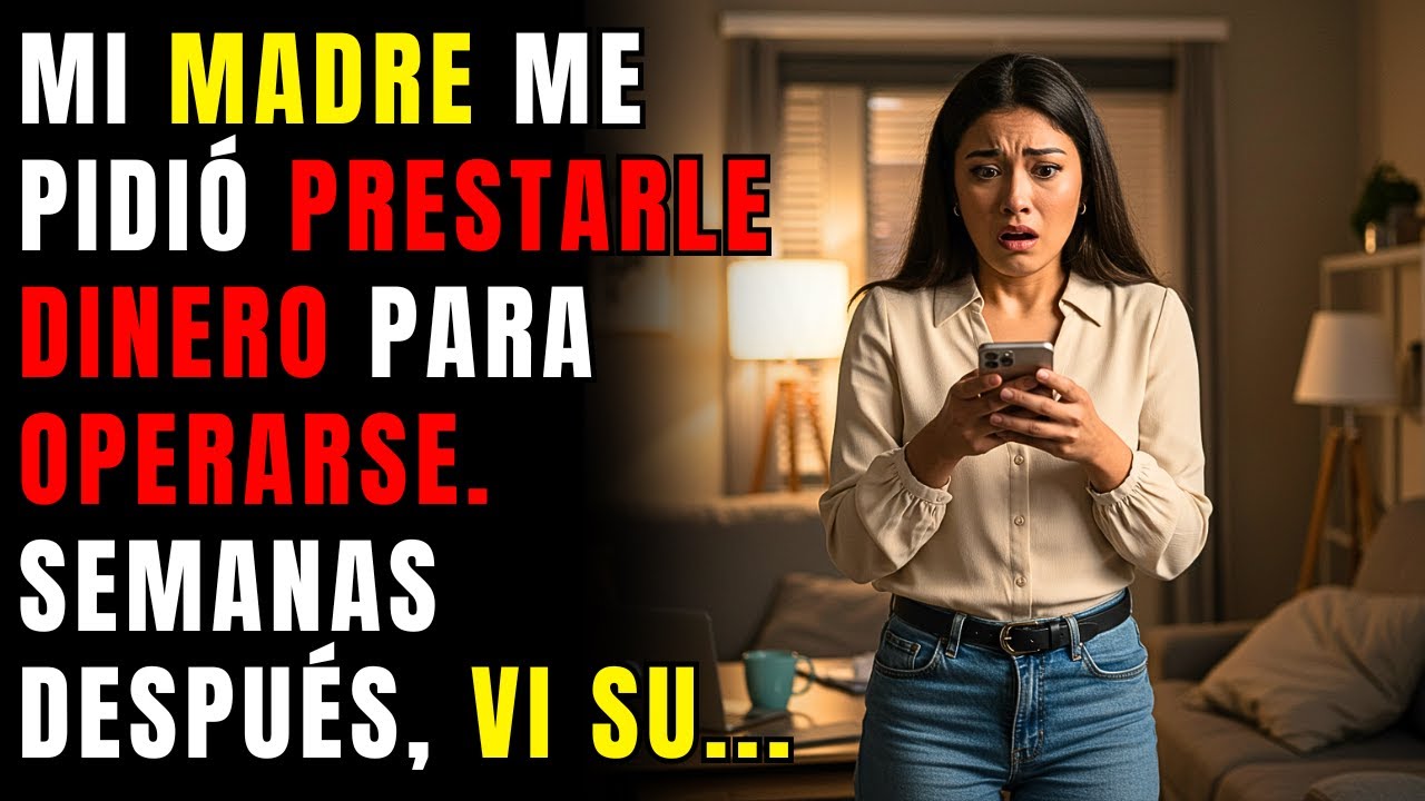MI MADRE ME PIDIÓ PRESTARLE DINERO PARA OPERARSE. SEMANAS DESPUÉS, VI SU FOTO EN UNA ISLA CON MI EX…