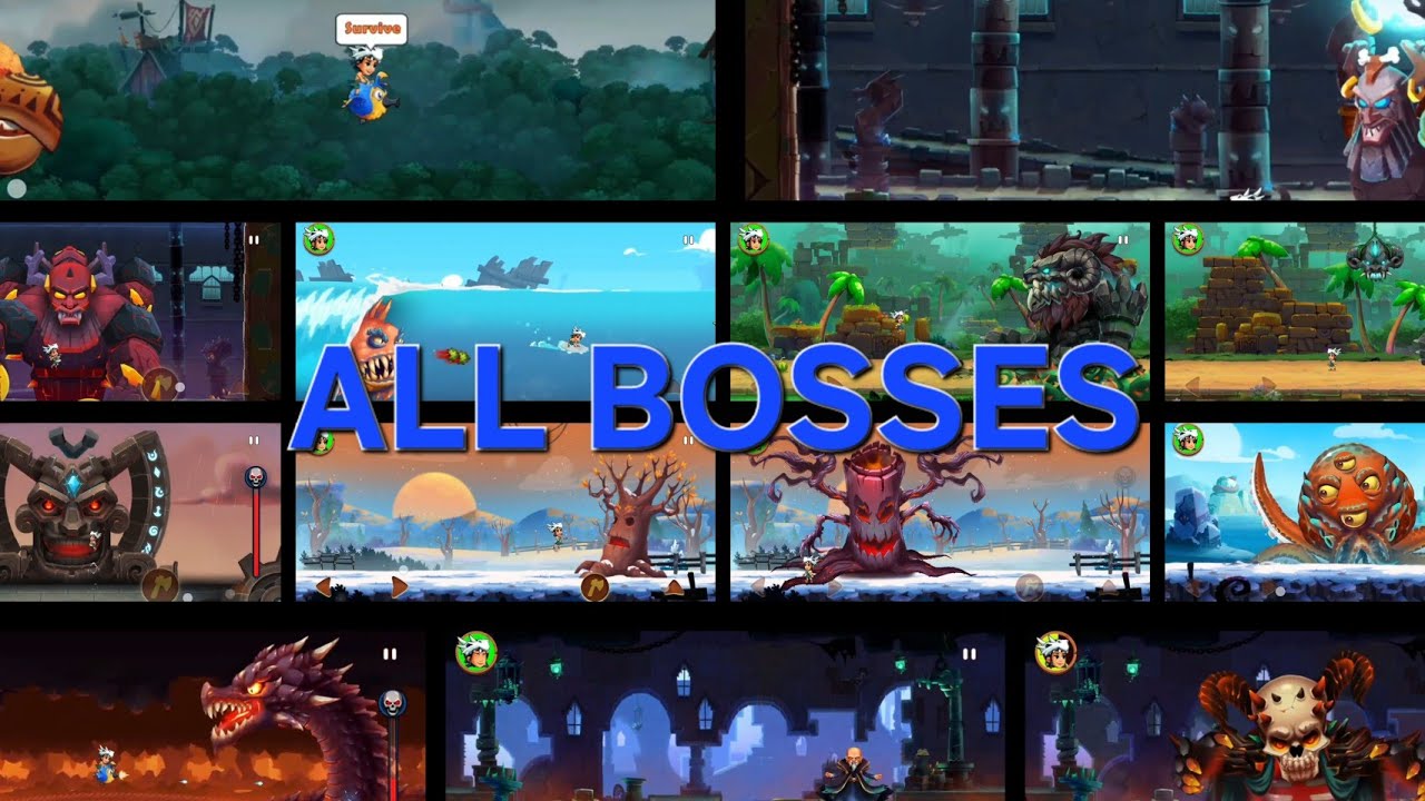 Jungle Adventures 4 All Bosses (No Damage) Fight