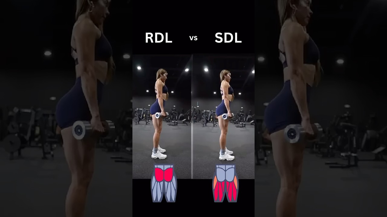 RDL vs SDL #youtubeshorts #viral #trending #fitness #onlinecoach #shorts #rdl #sdl #tutorial