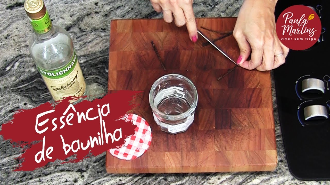 Como preparar essência de baunilha caseira - Dicas da Paula | Viver sem Trigo por Paula Martins