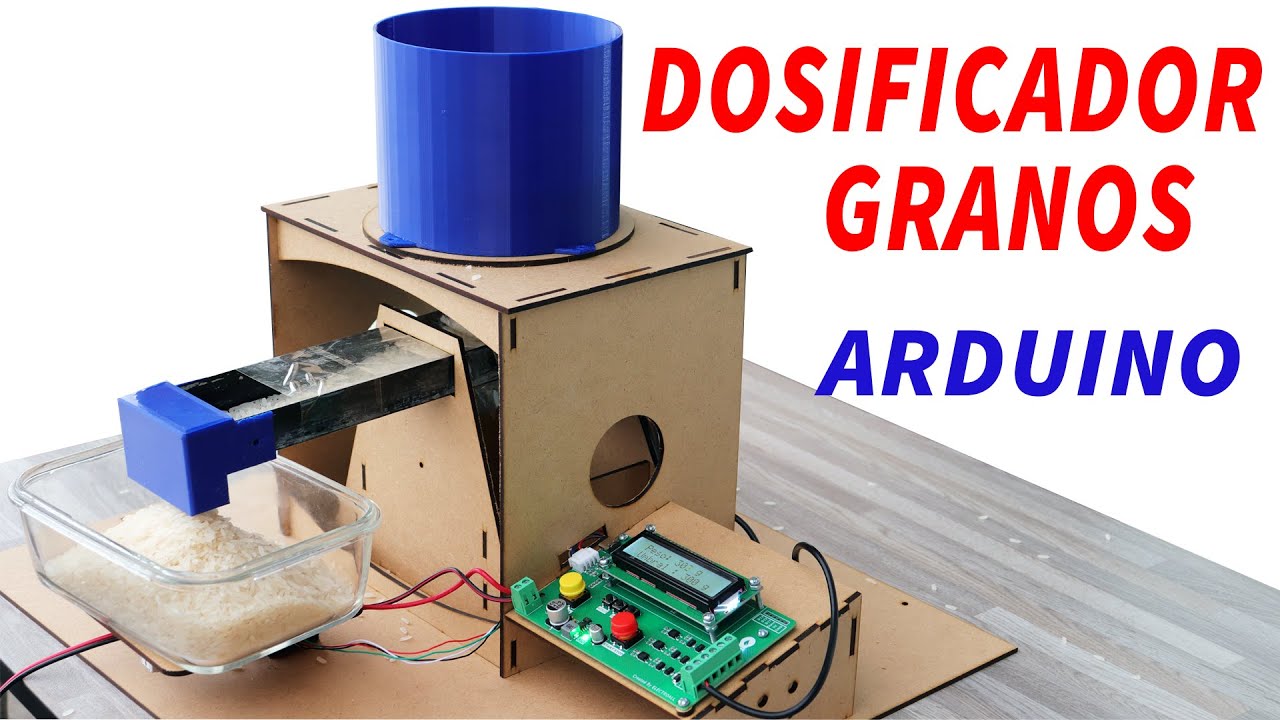 DISPENSADOR AUTOMATICO de GRANOS, con SENSOR HX711 || Con arduino, FUNCIONA al 100% !!