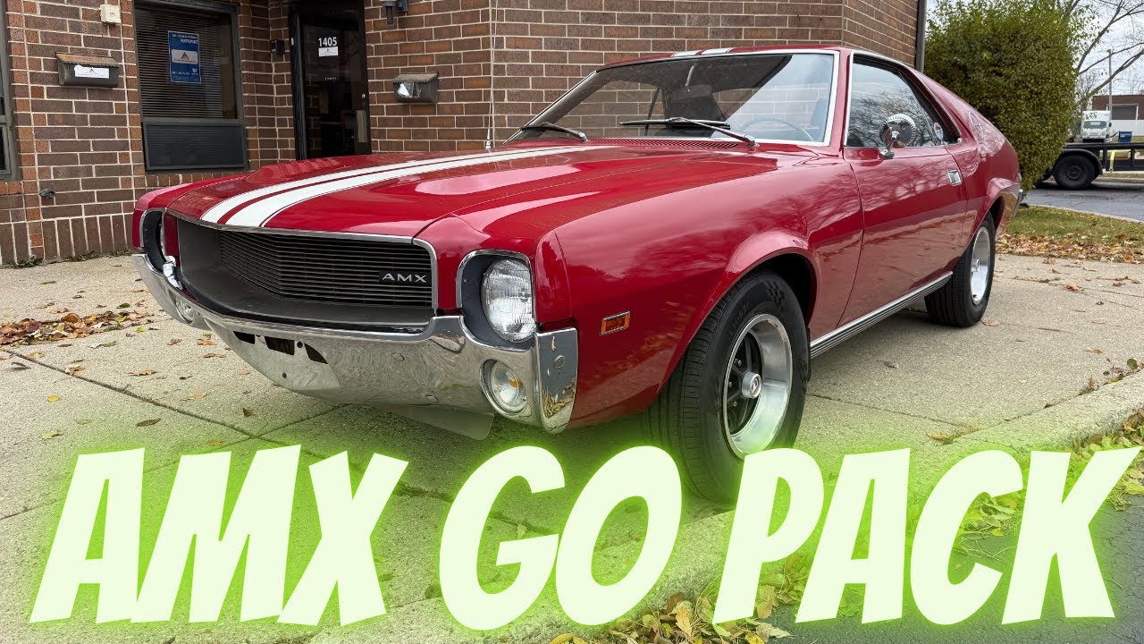 AMC AMX Go Pack 390 1969 года выпуска - 4-ступенчатая коробка передач - 50 лет владения (ПРОДАНО)
