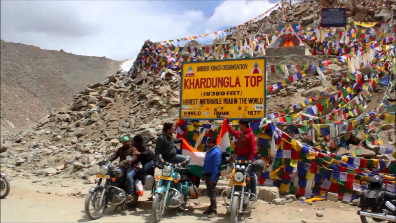 Khardungla Top - WORLD'S HIGHEST Motorable Road!