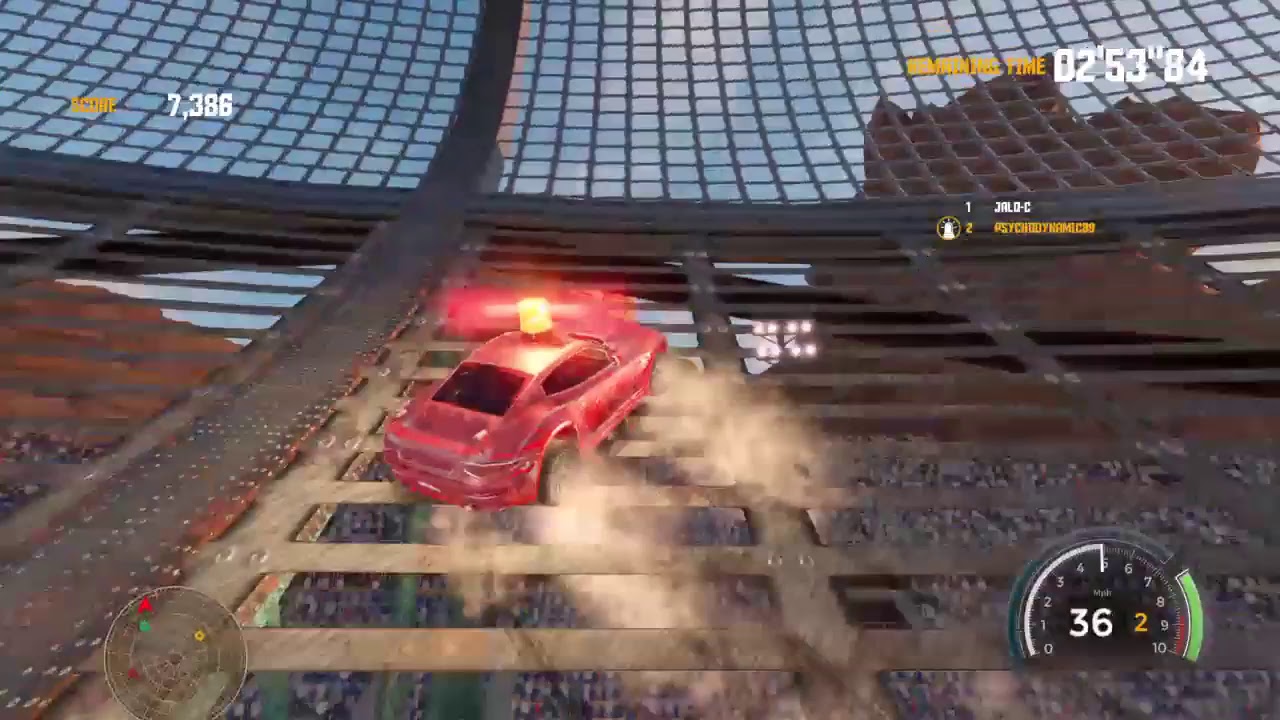 Flatout 4. Docks and Roll DLC cars tracks and stunts