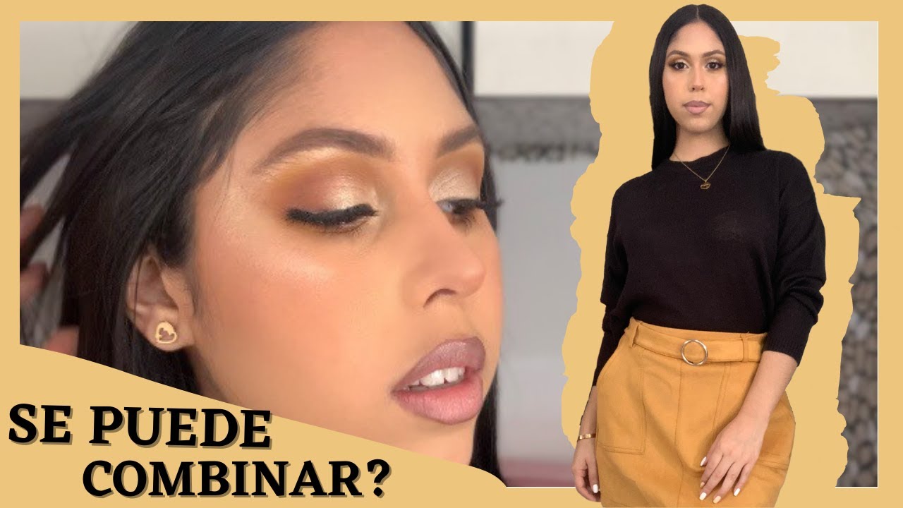 Maquillaje en Tonos Mostaza 🧡 / Combínalo con un Outfit 👗 - Alexa Makeup Artist