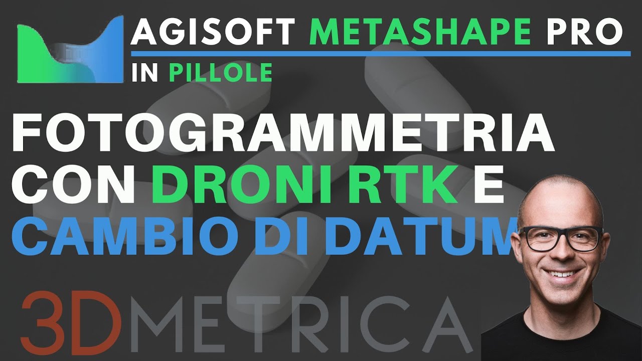 Agisoft Metashape e droni RTK - Cambiare Sistema di Riferimento (o meglio, Datum)