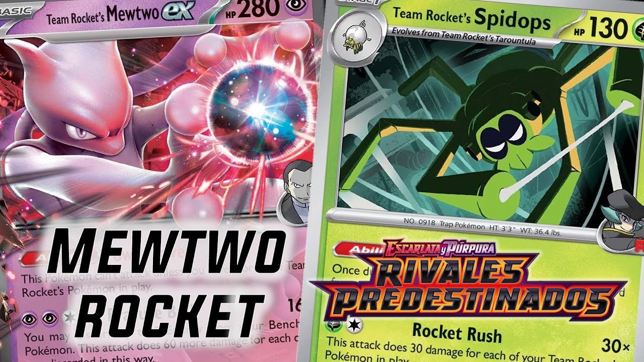 🧬 Mewtwo del Team Rocket ¿Es real el hype? -  Destined Rivals / Rivales Predestinados