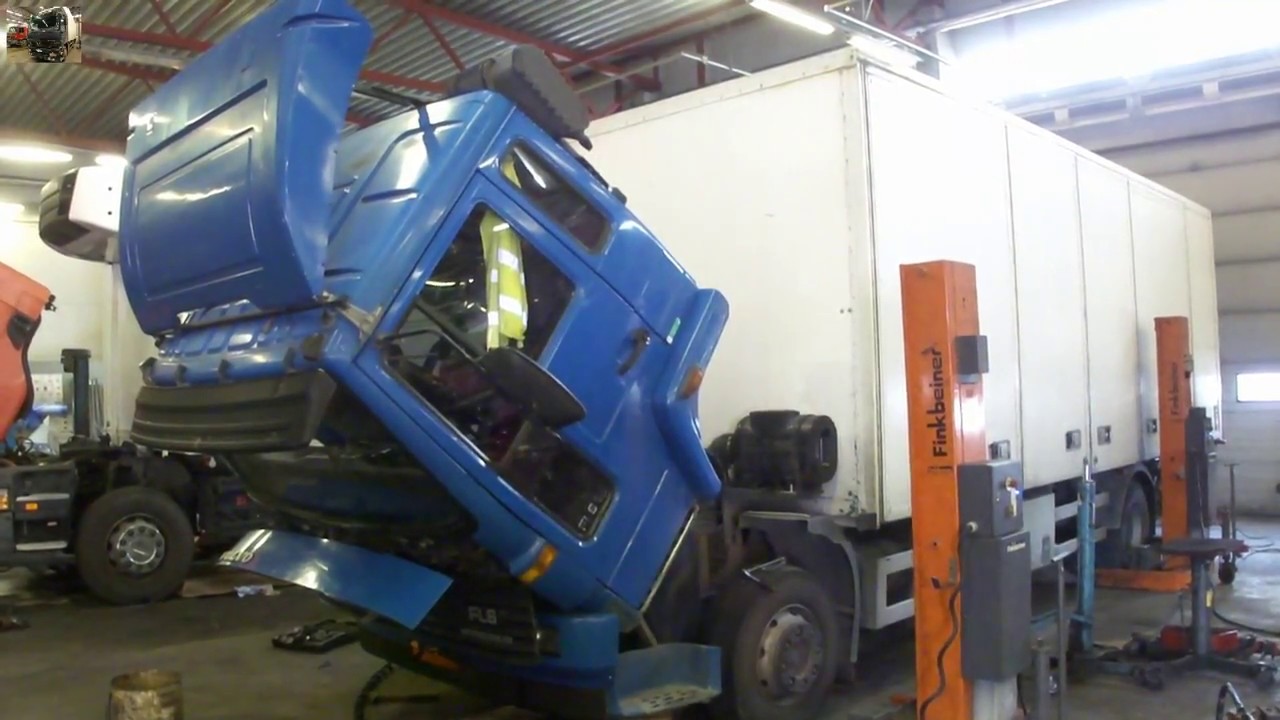 Вода в поддоне Volvo FL Water in the engine crankcase