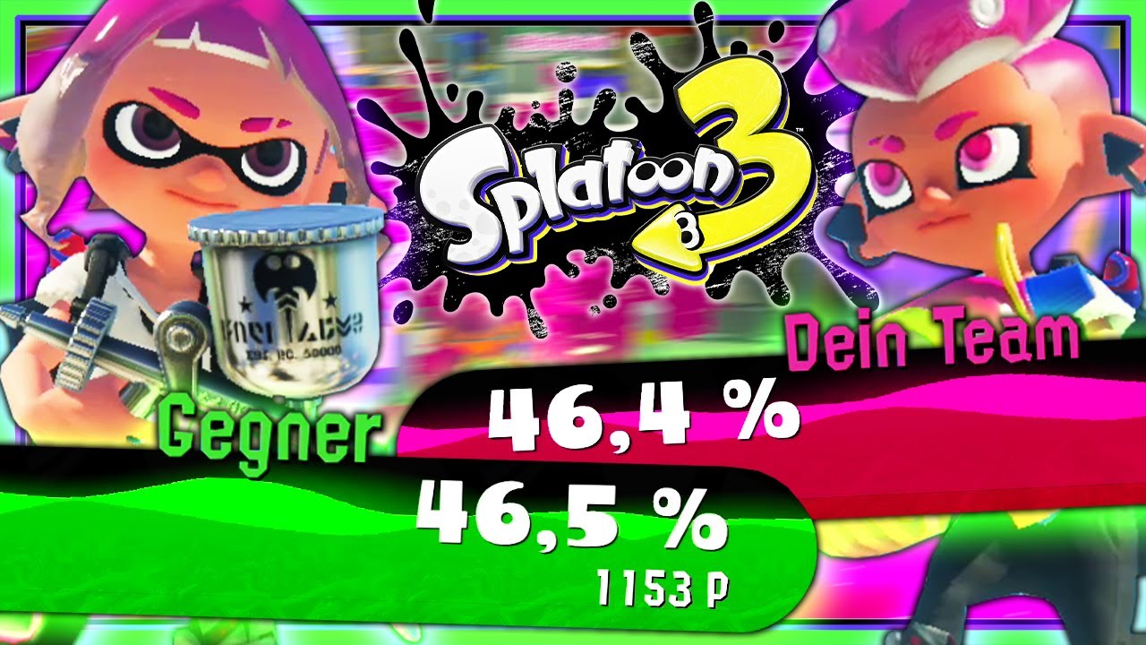 Das KNAPPSTE MATCH, das ich jemals hatte! 🦑 Splatoon 3: Revierkampf