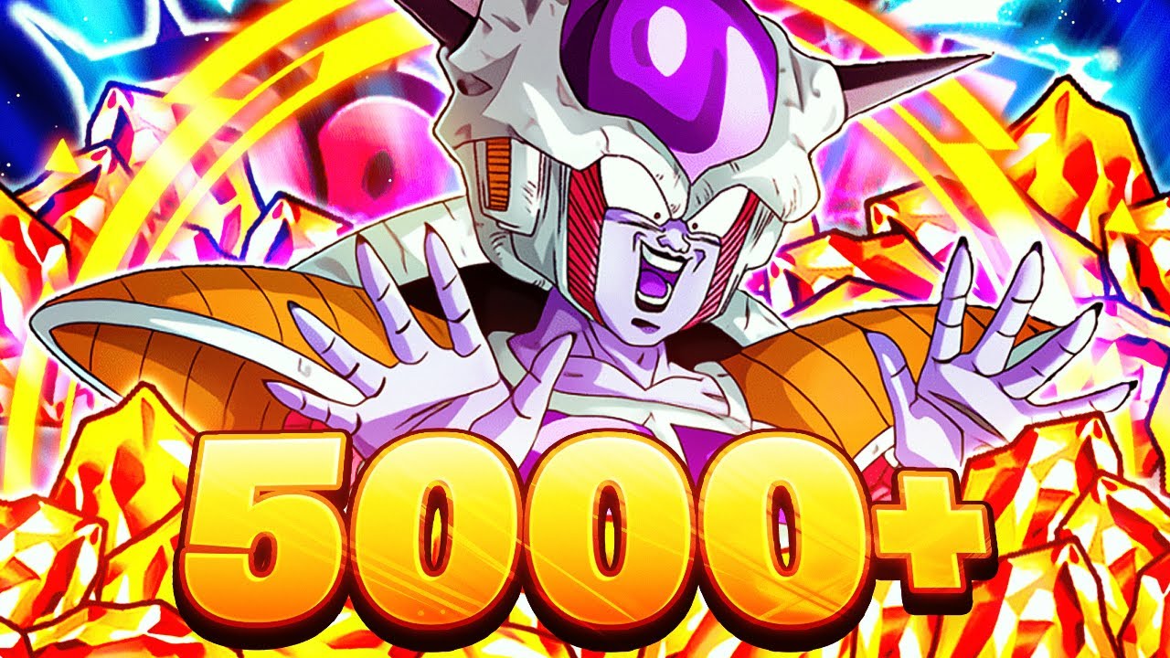 5,000+ STONES! 1ST FORM FRIEZA RAINBOW SUMMONS! (DBZ: Dokkan Battle)