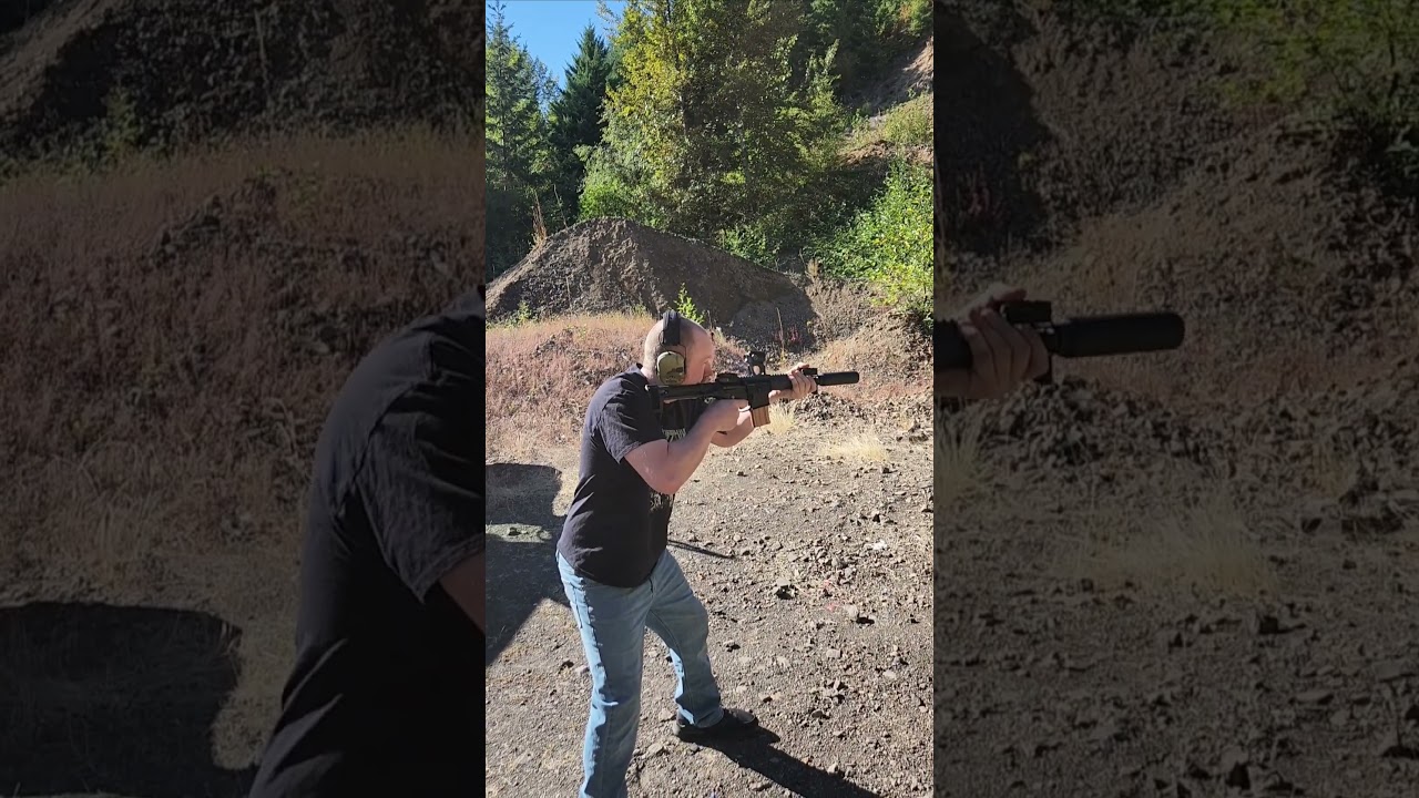 Ar15 300 blackout HUXWRX Flow 762ti supersonic #ar15pistol #300blk #suppressed #HUXWRX