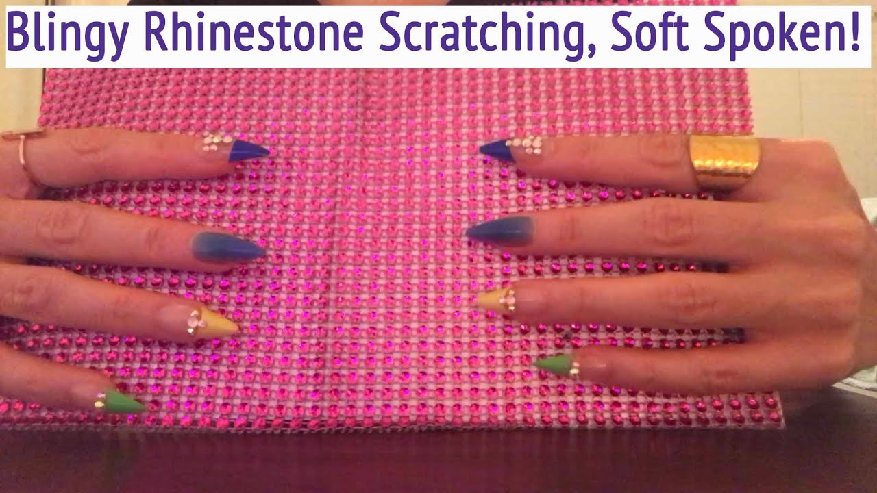 ASMR 💎 * Blingy Rhinestone Scratching! * Fast Scratching & Tapping * Soft Spoken * ASMRVilla
