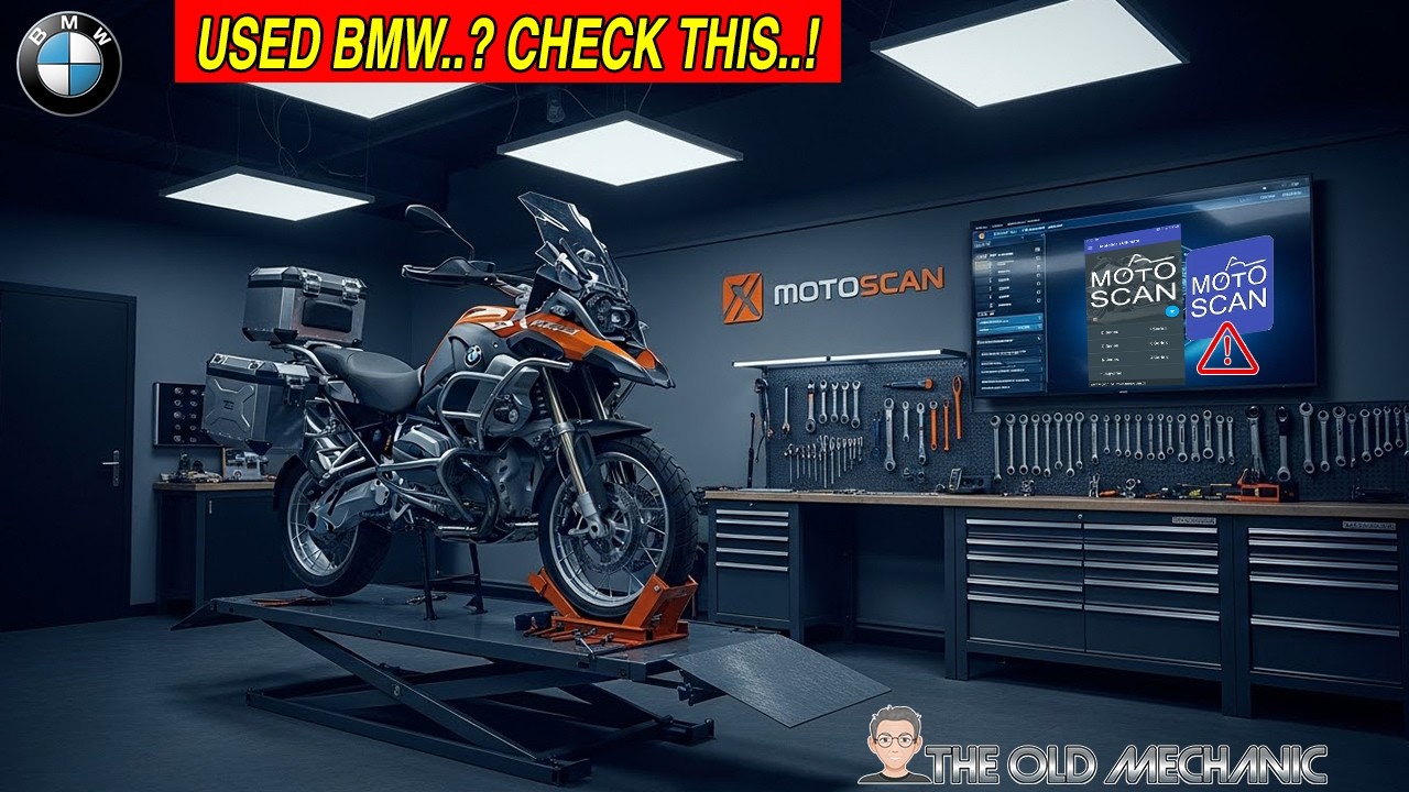 Buying a Used BMW? First MotoScan Check on a BMW R1200GS