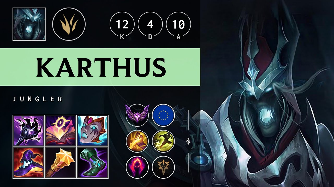 Karthus Jungle vs Jarvan IV: Unstoppable - EUW Master Patch 25.S1.1