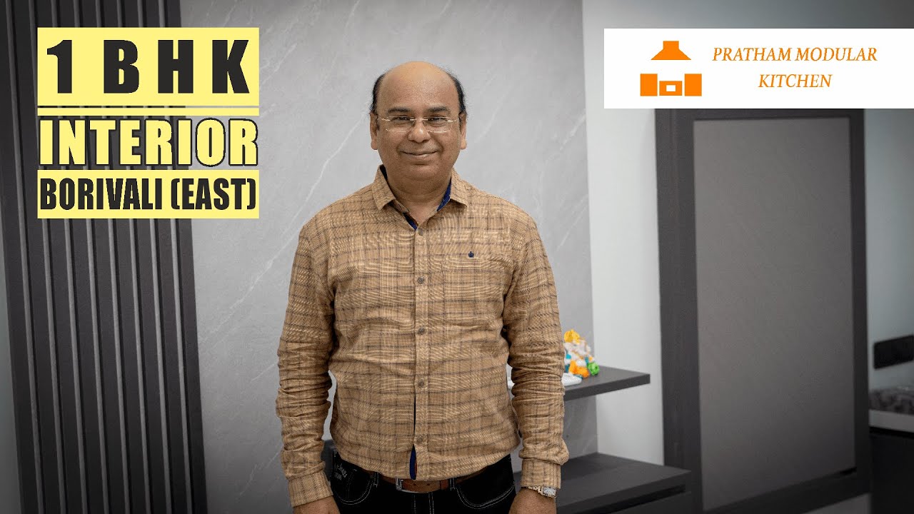 1 BHK Interior - Borivali & Mumbai | Pratham Modular Kitchen #1bhk #modularkitchen