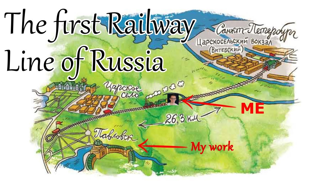 TSARSKOIE SELO Railway - The FIRST Railway Line in RUSSIA