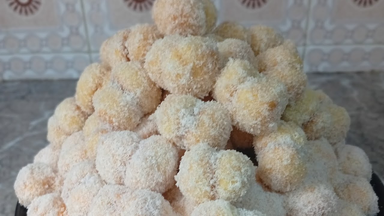 محبوبة الجماهير ريشبوند بمذاق الليمون 🍊و الحامض🍋#طبخ #حلويات_العيد #حلويات_مغربية #عيد 
