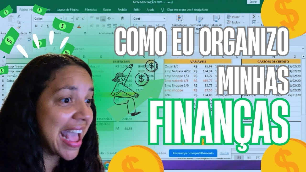 Minhas Finanças de FEVEREIRO: Como Organizo Tudo na Planilha.