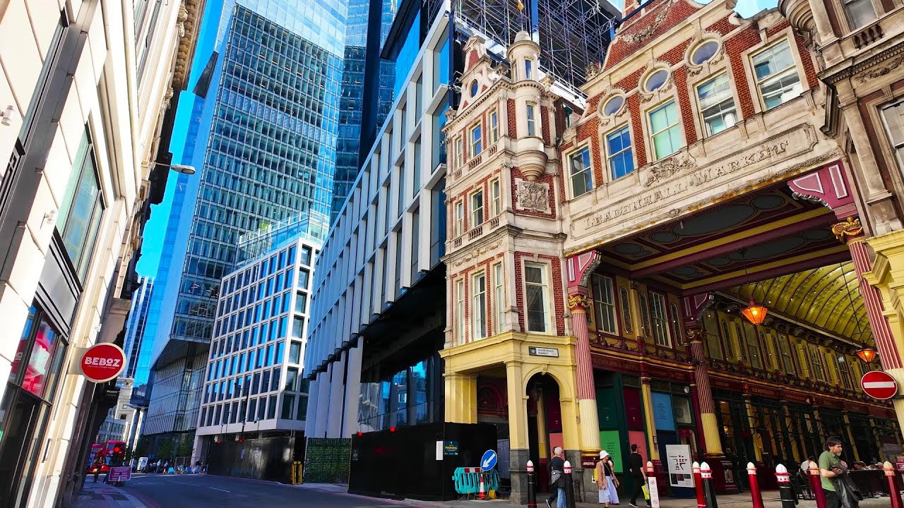 [4K] City of London | Bishopsgate | Walking Tour