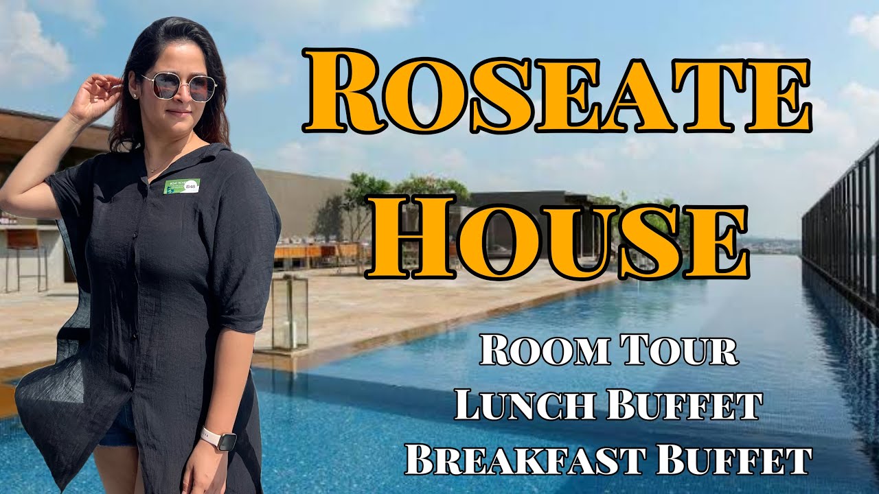 Best 5 star HOTEL in AEROCITY | Room UPGRADE | Breakfast BUFFET at @Roseate Hotels & Resorts