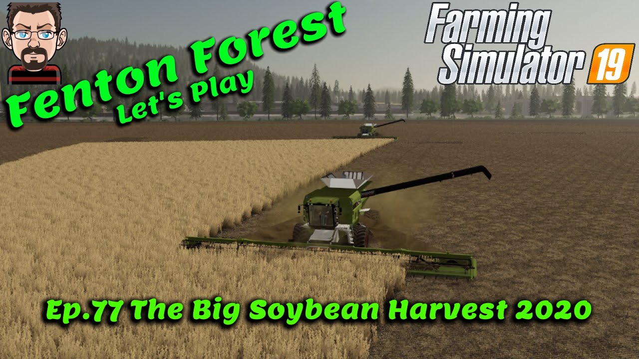 🚜 FS19 Fenton Forest 4x Map 🌾 77. The Big Soybean Harvest 🚛