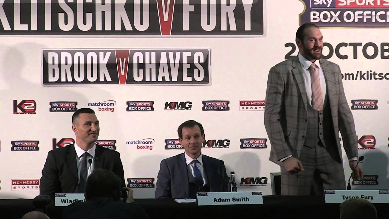 Tyson Fury tells Wladimir Klitschko: 'You've never fought a Gypsy king before'