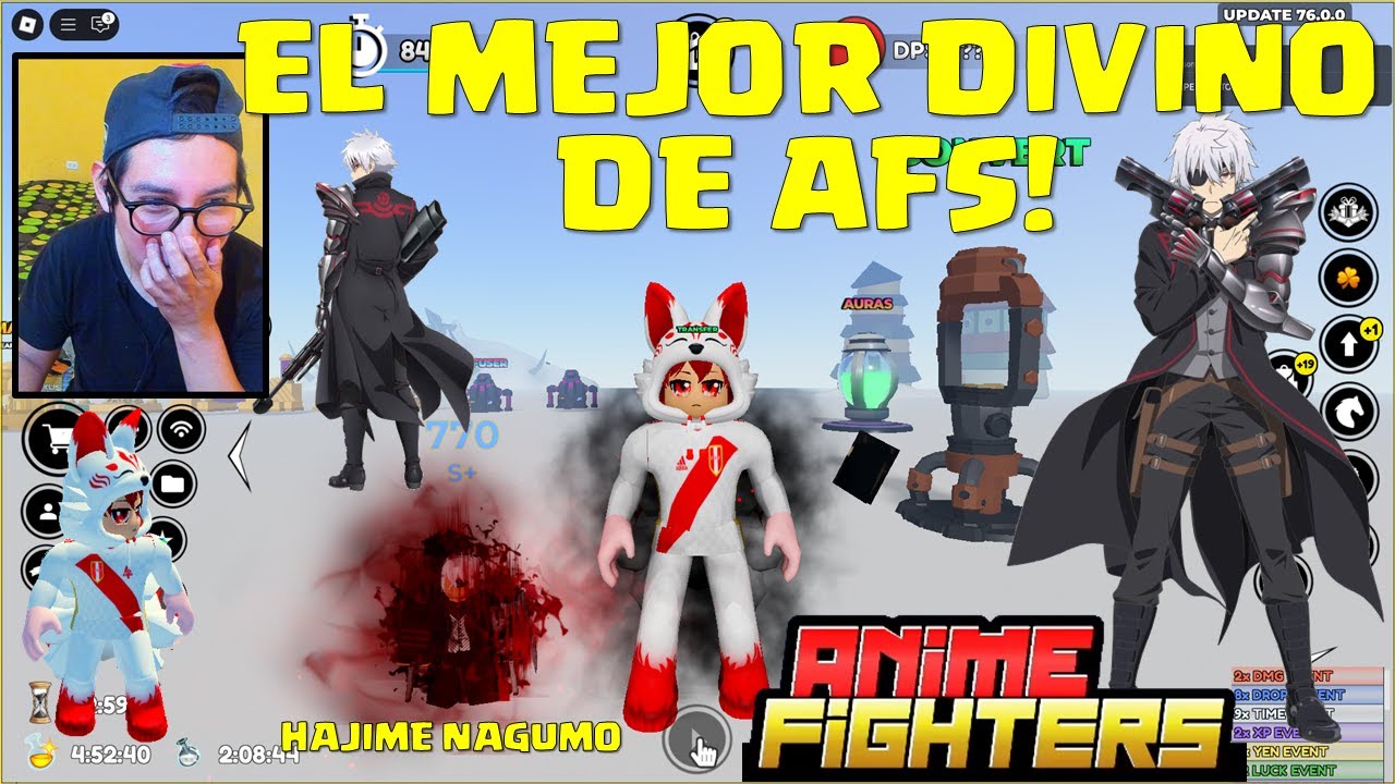 🔴EL MEJOR DIVINO de Anime Fighters Simulator💥🔥 #roblox #play #anime #simulator #games #hajimenagumo
