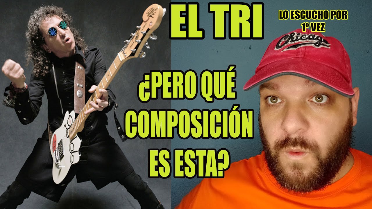 EL TRI  - TRISTE CANCIÓN DE AMOR -  CANTANTE ESPAÑOL REACCIONA - REACTION▶️