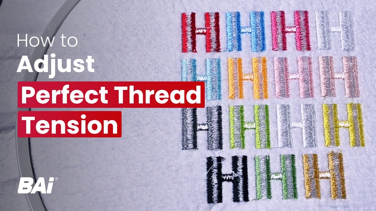 How to Perfectly Adjust Thread Tension on Your Embroidery Machine (For Beginners)