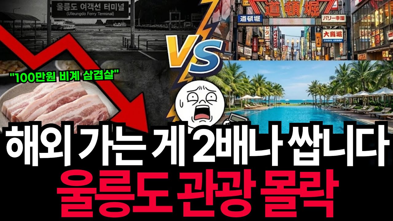 바가지 요금에 더이상 찾지 않게된 외딴섬 울릉도의 처참한 몰락