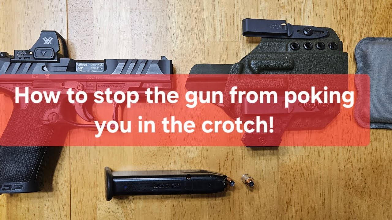 Modifying your Concealed Carry Holster for Comfort & Concealment