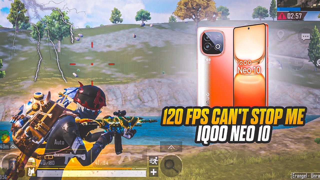 Iqoo neo 10 bgmi test 120 Fps💥 iqoo neo 10 bgmi gameplay 🔥iqoo neo 10 graphics test