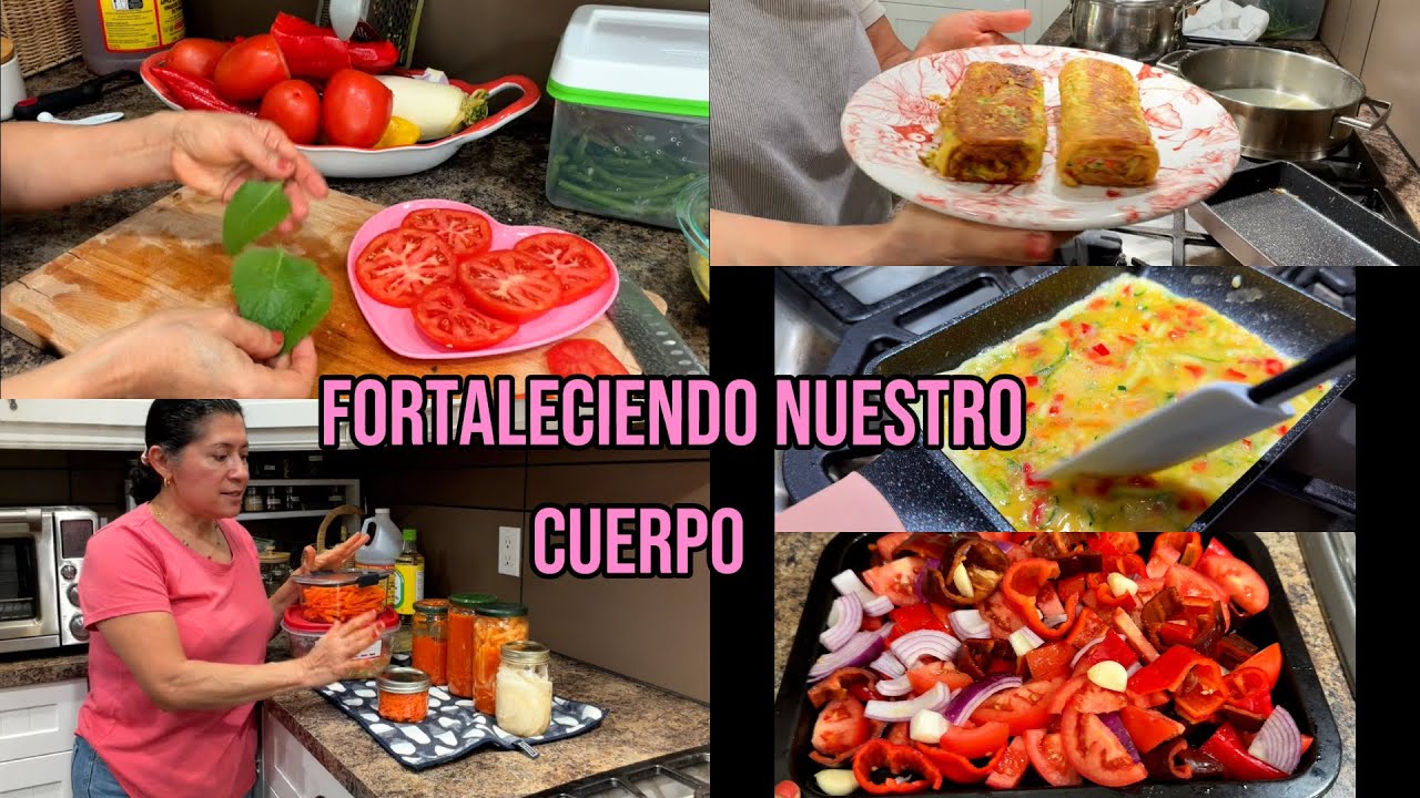Cuidado de nuestra salud | Desayuno Saludable |Receta con pimientos rojos |Receta con Nabos 🫜 