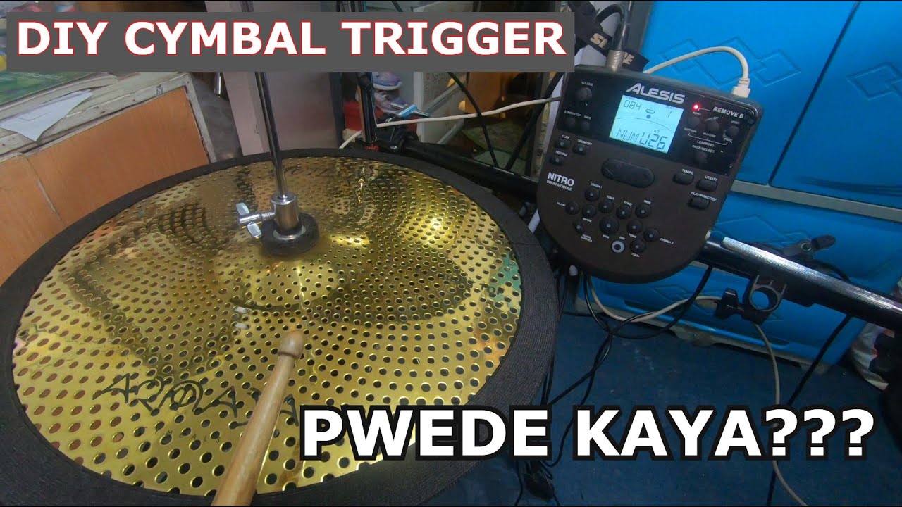 DIY CYMBAL TRIGGER | SINGLE ZONE AND DUAL ZONE