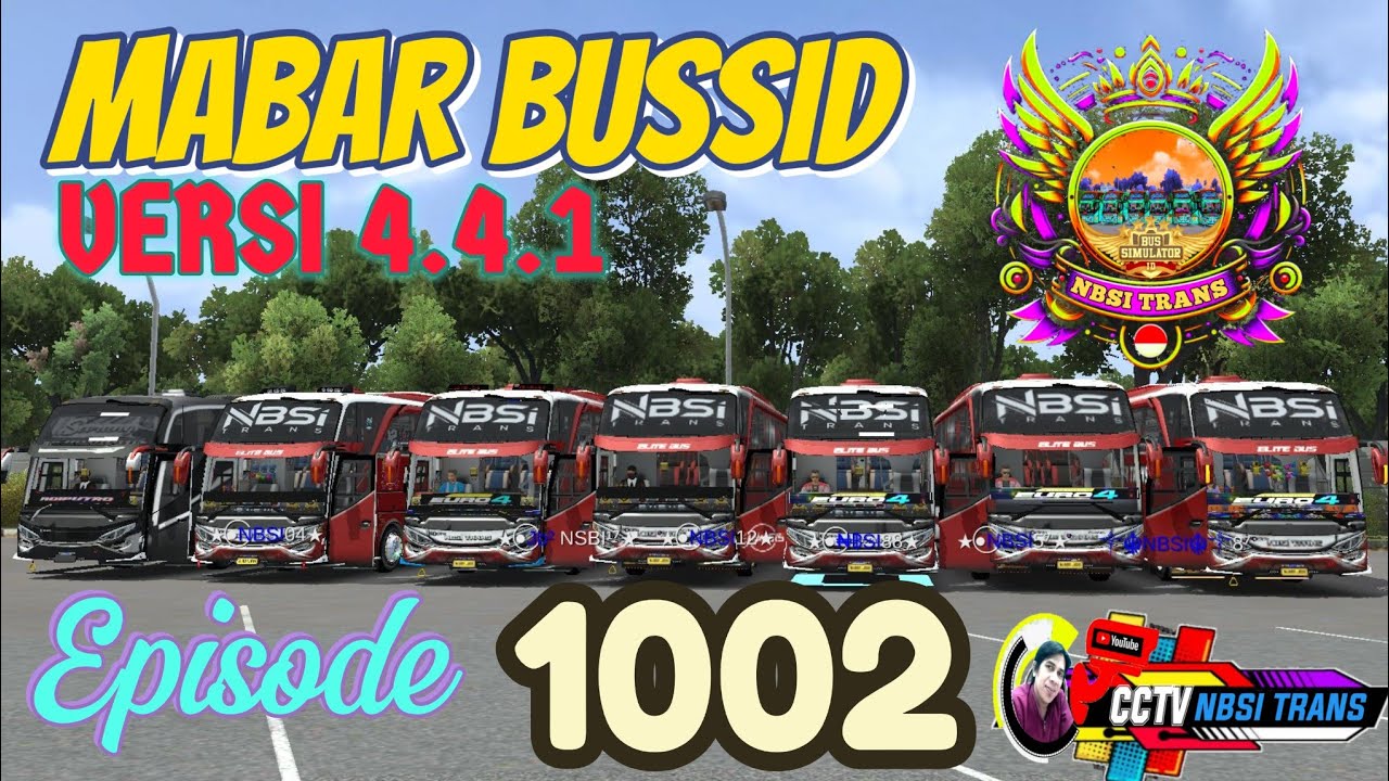 SPESIAL MABAR BUS SIMULATOR INDONESIA GRUP NBSITRANS 🇮🇩 EDISI KONVOI JB 2 #bussid #cctv #automobile 