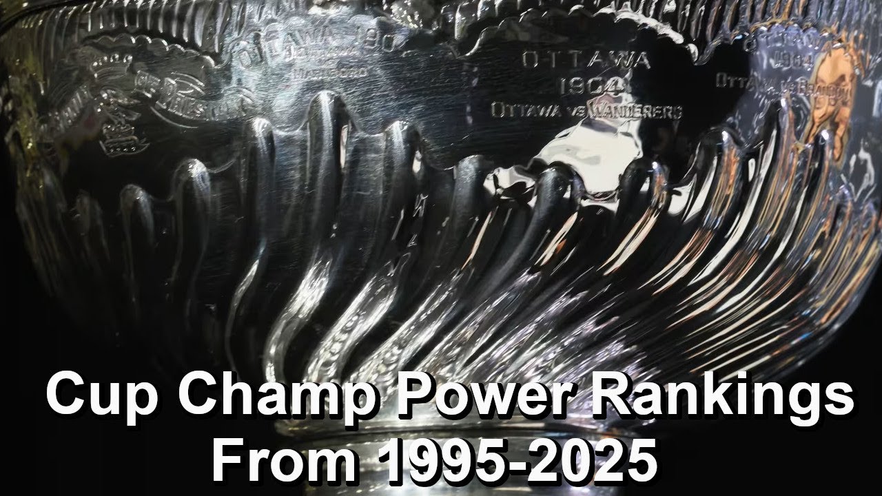 Power Ranking Cup Champions From 1995 Through 2025.