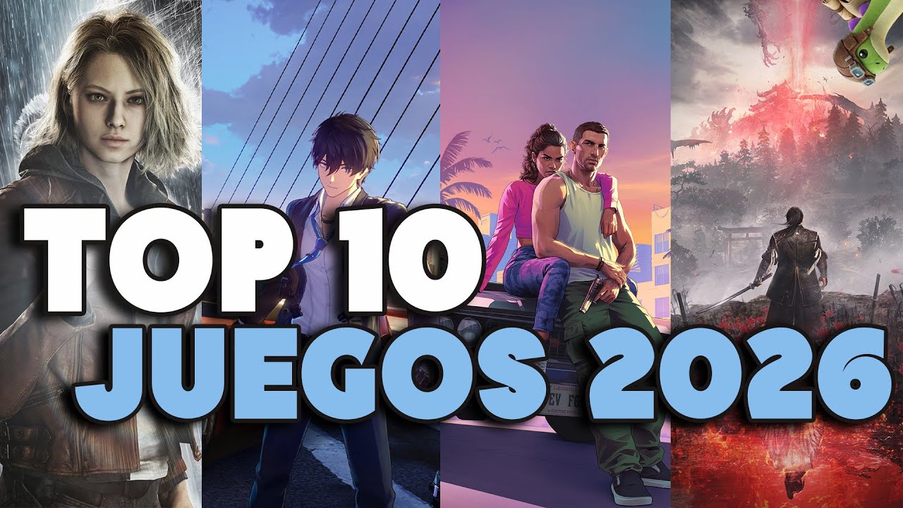 TOP 10 JUEGOS que Dominarán 2026: ¿El año de GTA VI? 🎮🔥