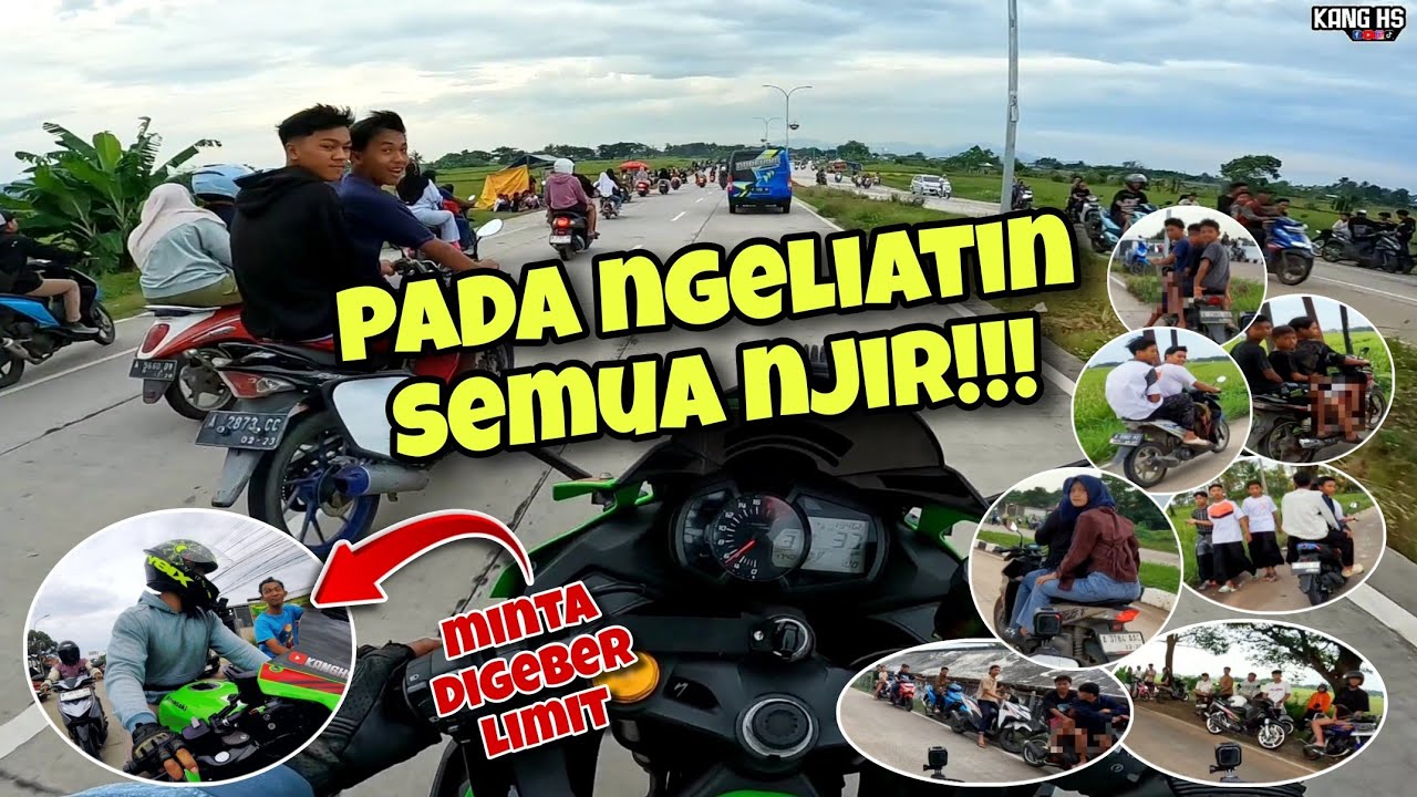 JADI PUSAT PERHATIAN SAAT NGABUBURIT BAWA ZX25R‼️