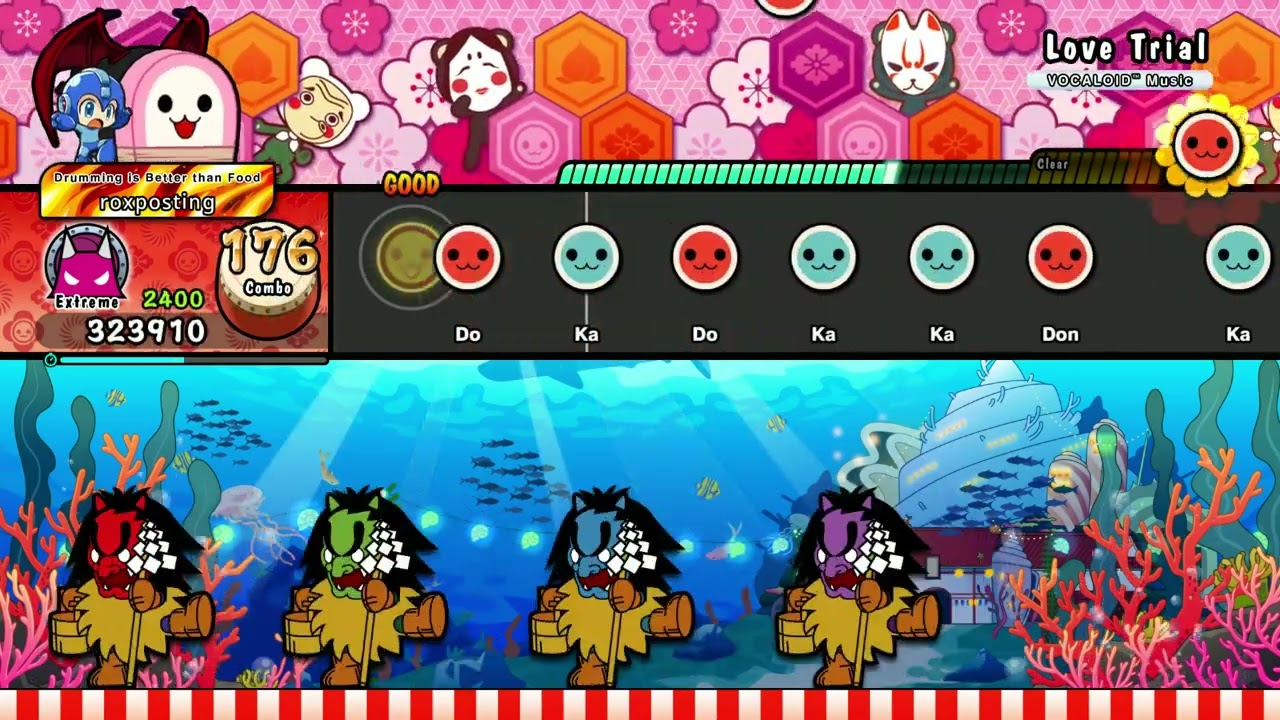 Taiko no Tatsujin: Rhythm Festival - Love Trial, by 40mP - Oni Full Combo