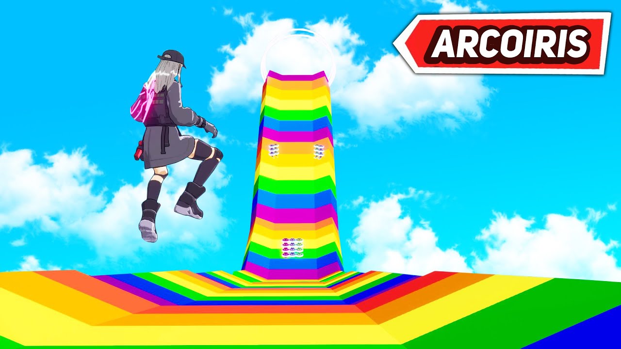 *SLIDE ARCOIRIS de FORTNITE*