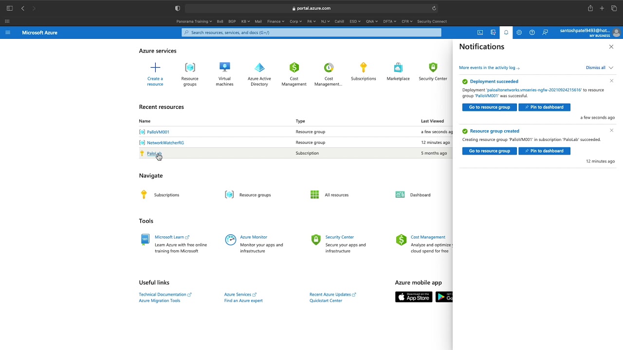 Active/Passive Palo Alto Deployment in Azure: Step by Step guide Part -1